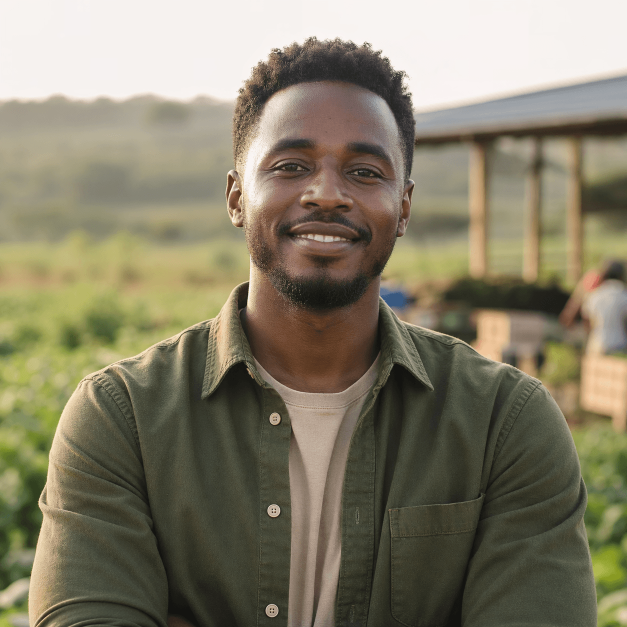Portrait of Brian Mwangi, ShambaBoy co-founder and CEO
